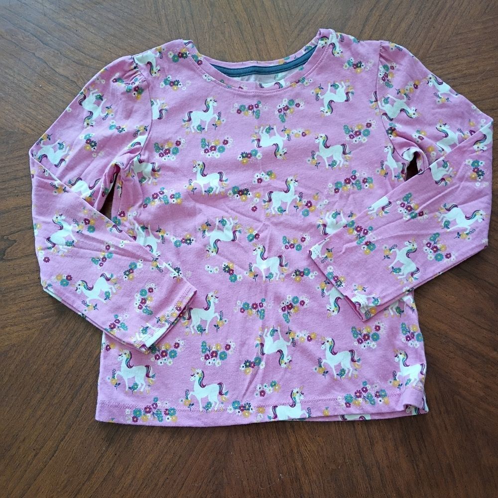 Garanimals Pink Long Sleeve Tee with Dog Print - Size: 5      (1205)